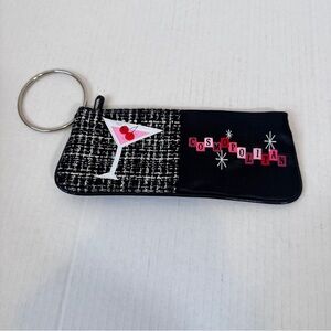 Maggi B Cosmopolitan Clutch Y2K Vintage Purse Bag Wristlet Black Pink